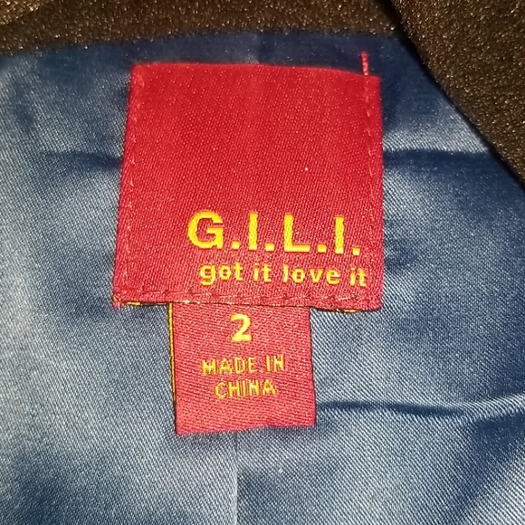G.I.L.I blue leather jacket - Picture 6 of 8